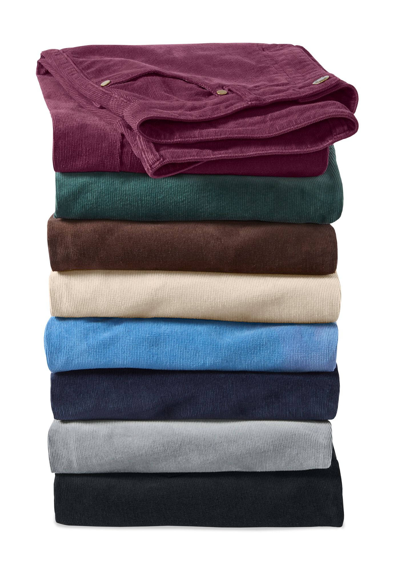 Corduroy Straight Leg Jeans, , alternate image number 3