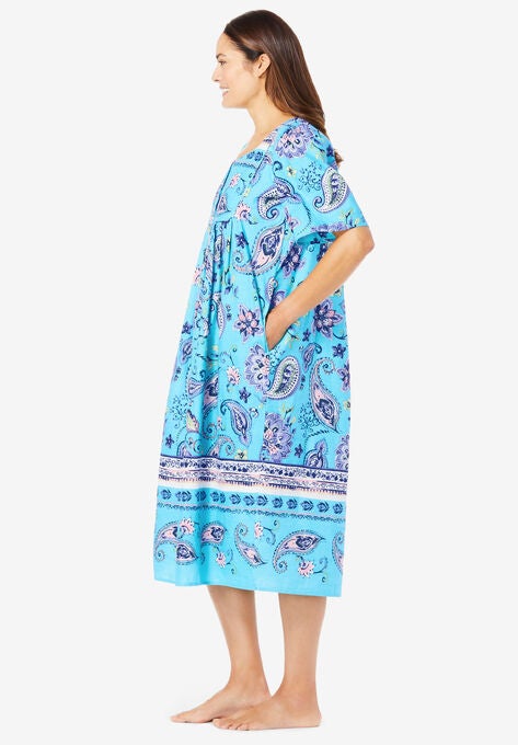 Mixed Print Short Lounger , , alternate image number null