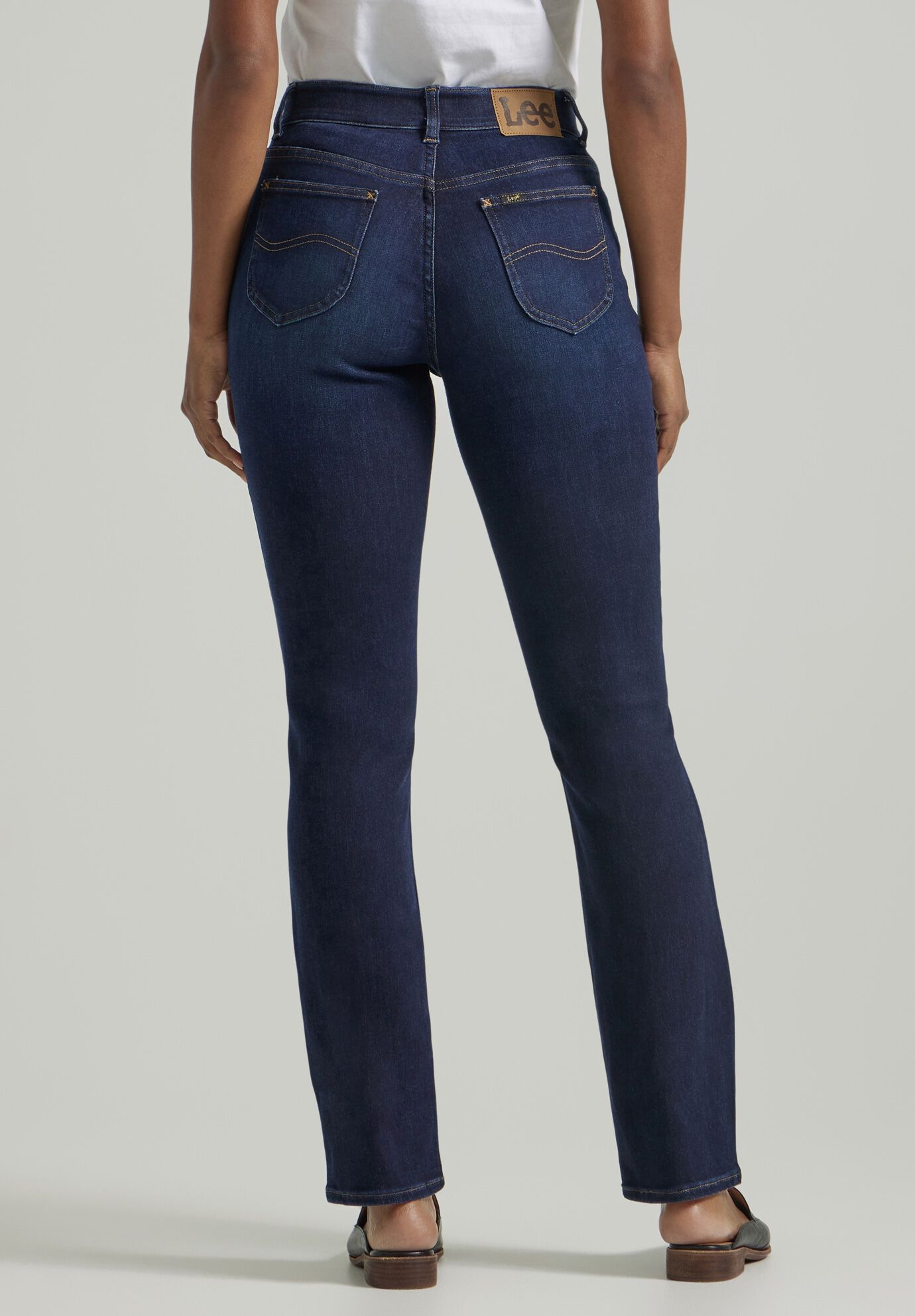 Ultra Lux Comfort With Flex Motion Stright Leg Jean Jean, , on-hover image number 1