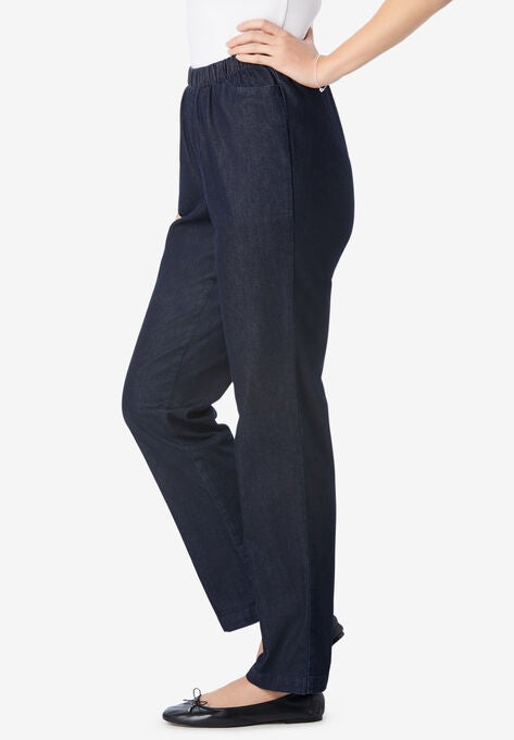 Straight Leg Fineline Jean, , on-hover image number null