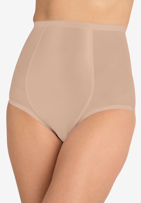 HIGH-WAIST MESH SHAPING BRIEF, NUDE, hi-res image number null