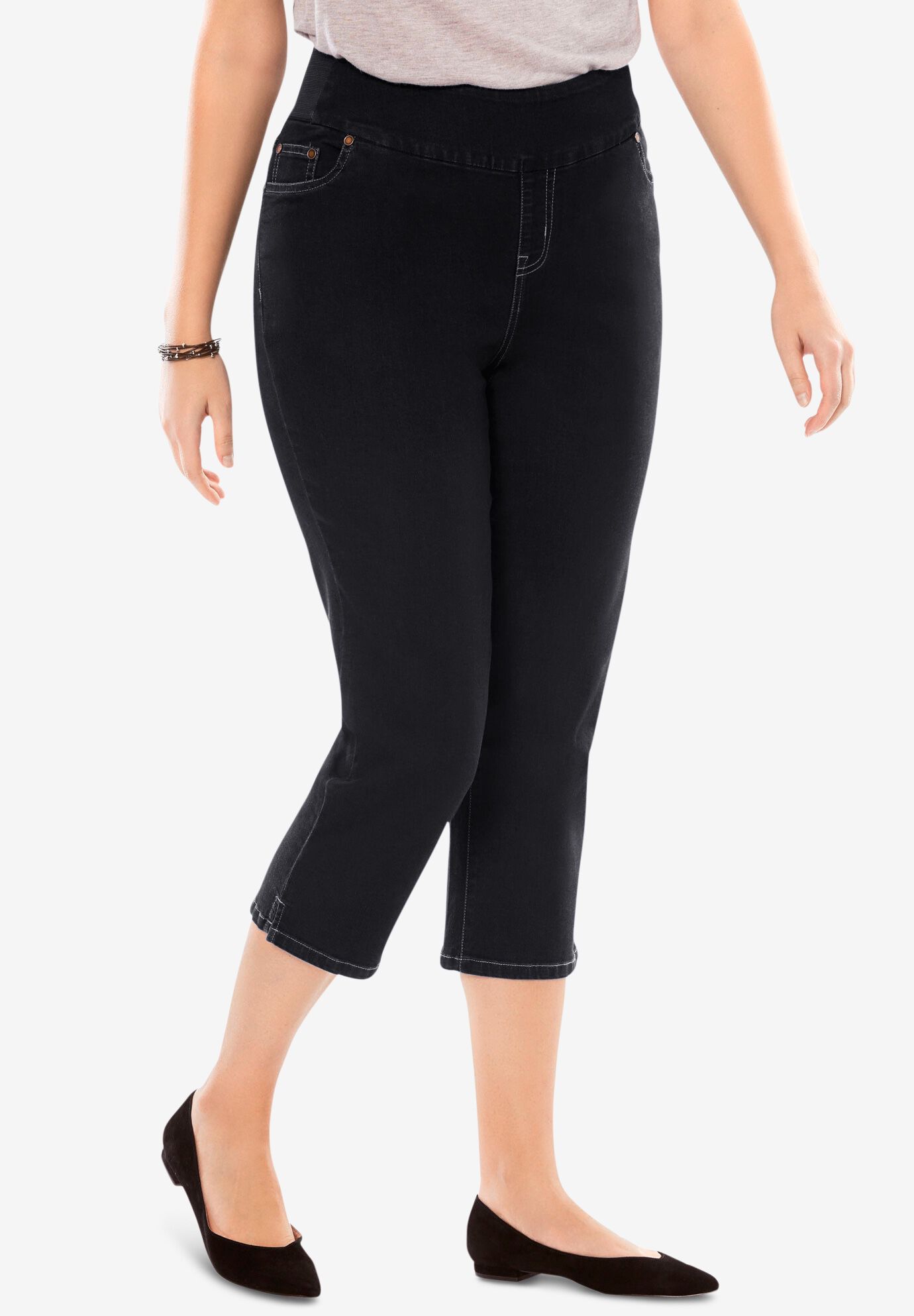 cheap plus size capris