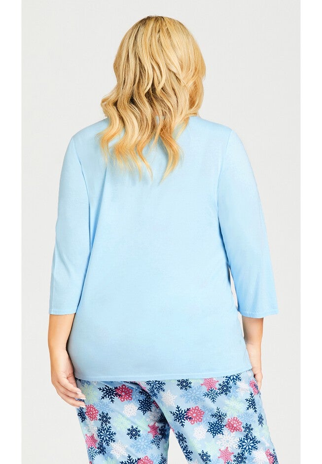 Cocktails Sleep Top, COCKTAILS PRINT, on-hover image number null