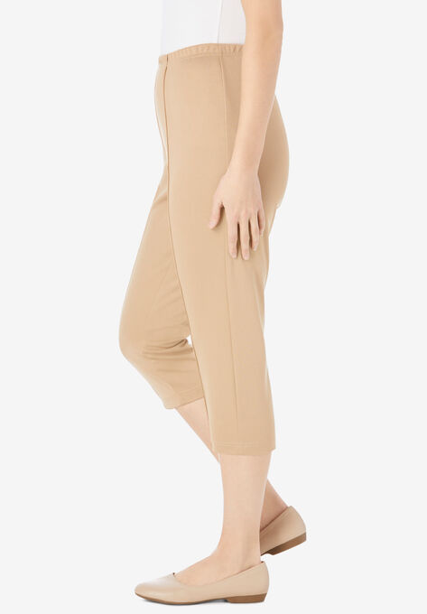 The Hassle-Free Soft Knit Capri, , alternate image number null
