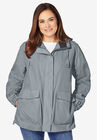 Fleece-Lined Taslon® Jacket, GUNMETAL, hi-res image number null