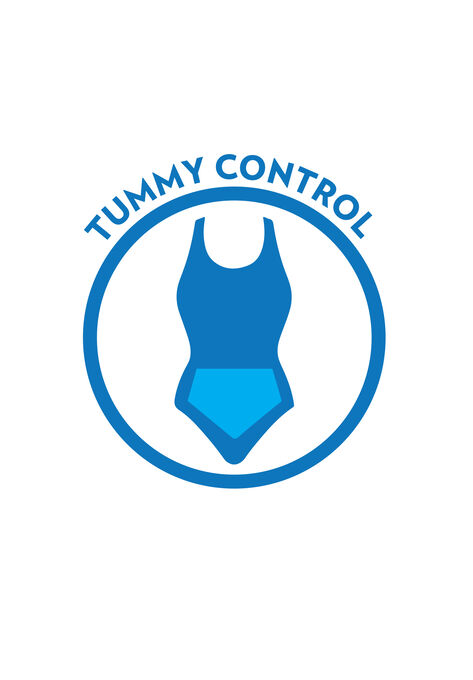High-Waist Swim Brief with Tummy Control , , alternate image number null