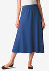 7-Day Knit A-Line Skirt, ROYAL NAVY, hi-res image number null