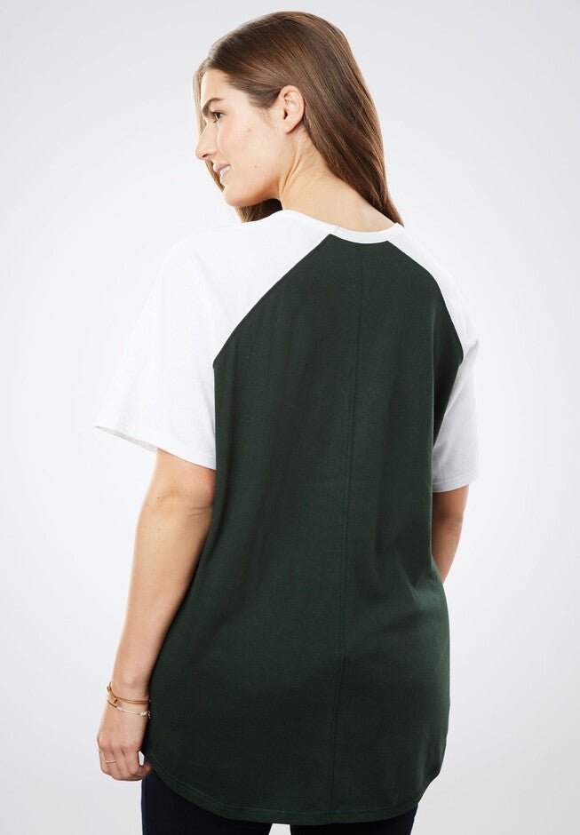 Foil NFL Team Raglan Tee, , on-hover image number 1