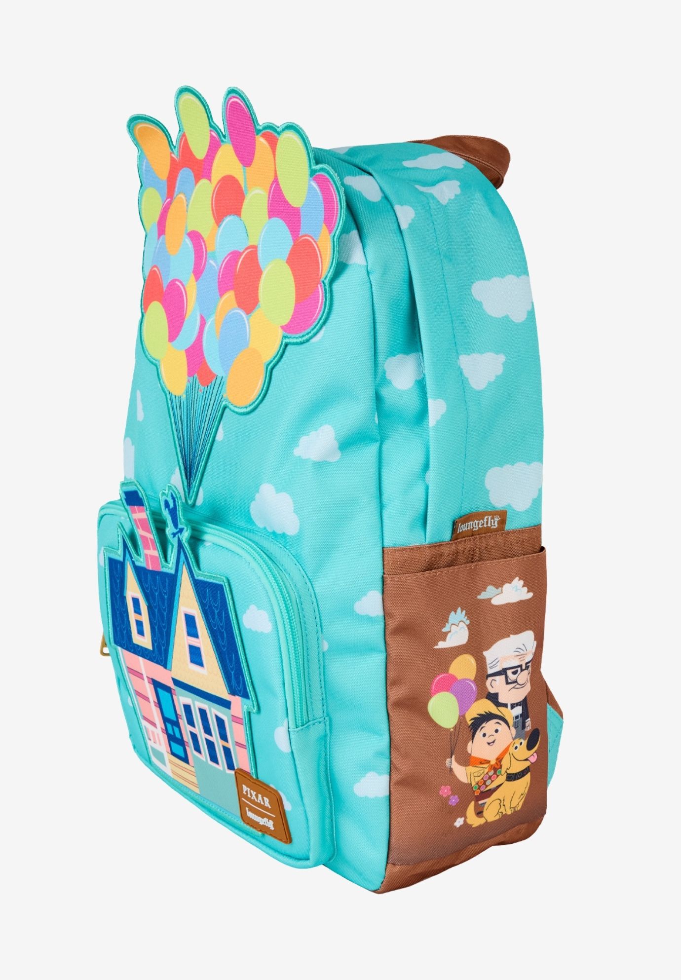 Loungefly x Disney Pixar UP Backpack Nylon Full-Size, BLUE, alternate image number 2