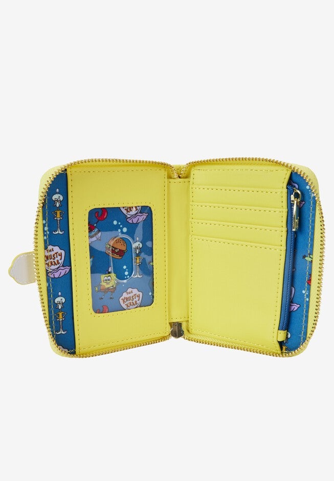 Loungefly X Spongebob Squarepants Zip Around Wallet, , alternate image number null