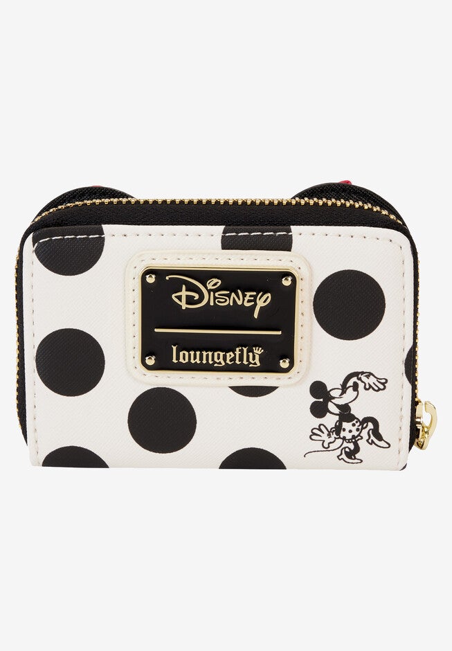Loungefly X Disney Minnie Mouse Zip Around Accordion Wallet, , on-hover image number 1