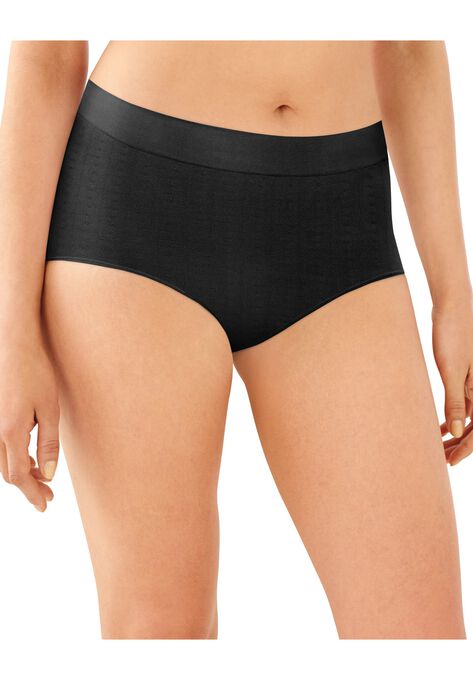 One Smooth U All-Around Smoothing Brief , BLACK POINTELLE, hi-res image number null
