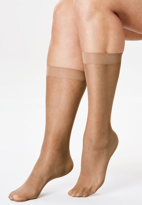3-Pack Knee-High Compression Socks , SUNTAN, hi-res image number null