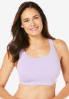 Serena Low-Impact Wireless Active Bra 0514, LAVENDER, hi-res image number null