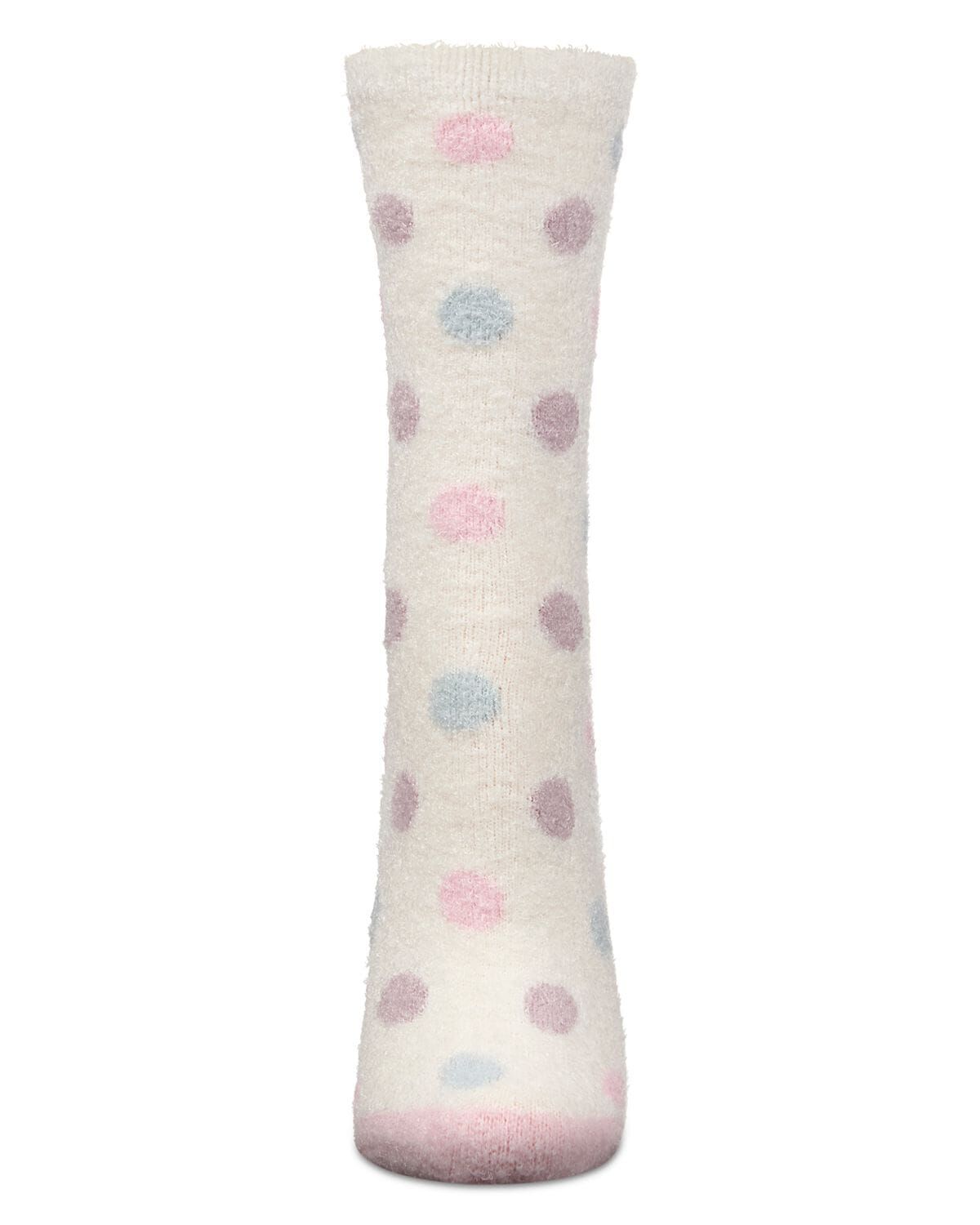 Women&#39;s Blessed Aloe Infused Crew Socks, IVORY, alternate image number 1