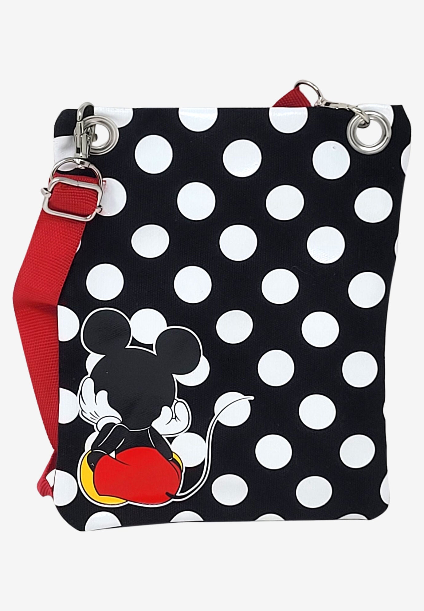 Disney Mickey & Minnie Mouse Passport Bag All-Over Print Travel Crossbody Purse Passport Bag, , on-hover image number 1