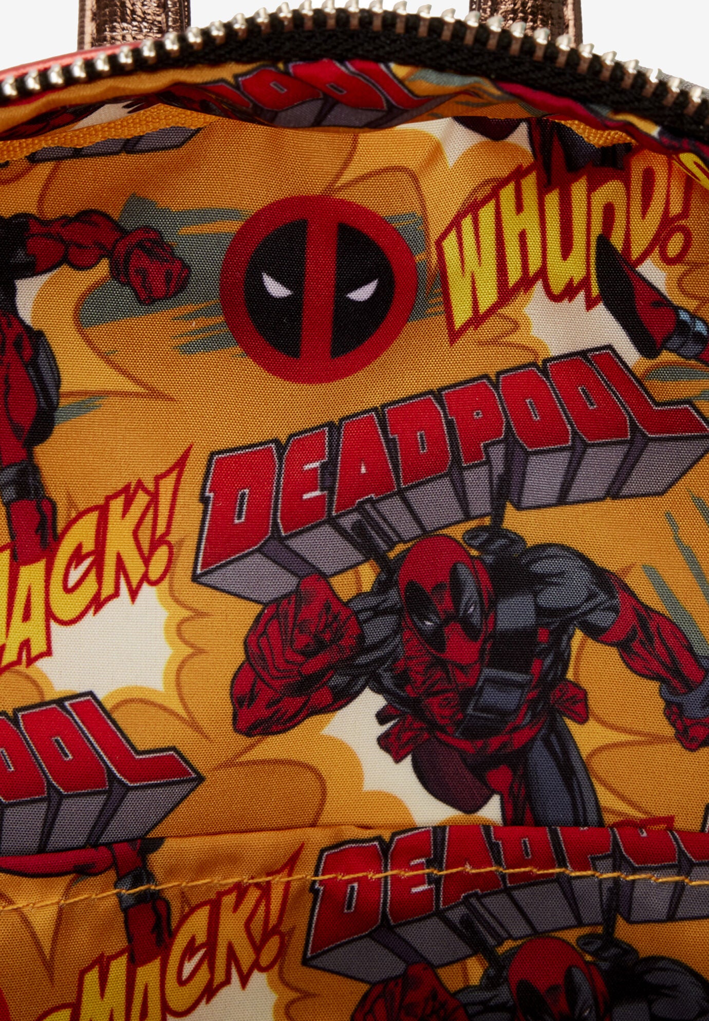 Loungefly X Marvel Deadpool Mini Backpack Metallic Red, , alternate image number 6