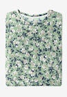 Perfect Printed Short-Sleeve Crewneck Tee, , alternate image number null