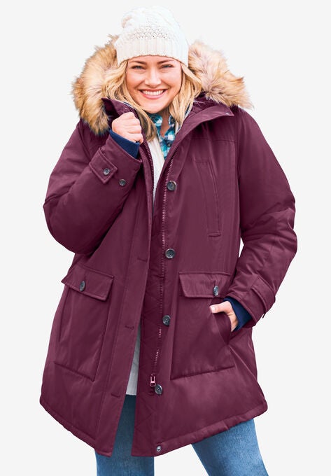 The Arctic Parka, DEEP CLARET, hi-res image number null