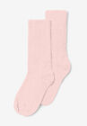 2-Pack Open Weave Extra Wide Socks , SHELL PINK, hi-res image number 0