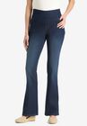 Flex-Fit Pull-On Bootcut Jean, INDIGO SANDED, hi-res image number null