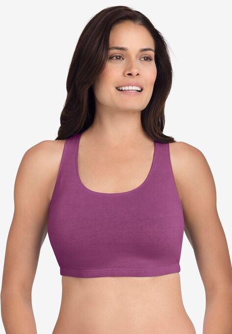 Serena Low-Impact Wireless Active Bra 0514, AMETHYST PLUM, hi-res image number null
