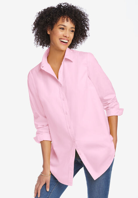 Perfect Long-Sleeve Button Down Shirt, , alternate image number null