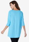 Tie-Dye Smocked Square-Neck Tunic, , on-hover image number null