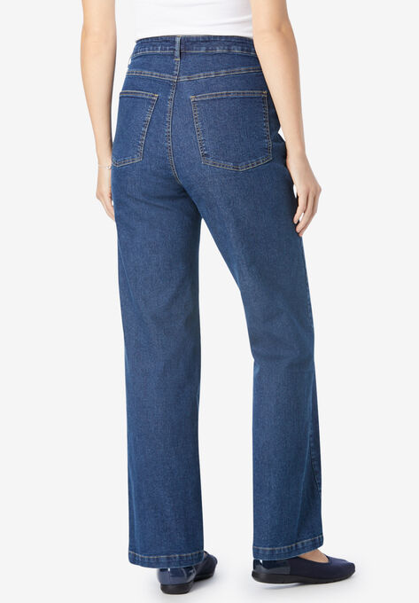 Wide Leg Stretch Jean, , on-hover image number null