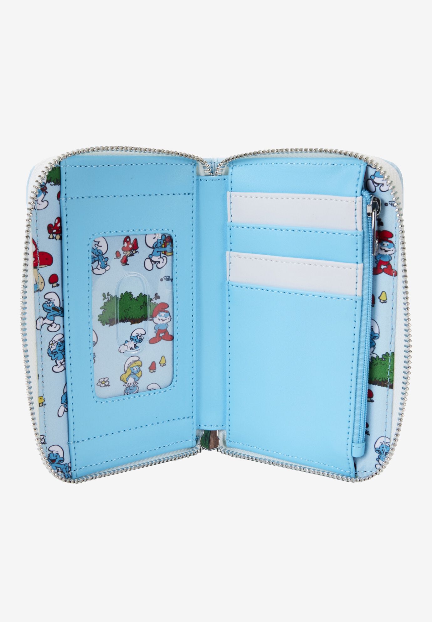 Loungefly X Smurfs Smurfette Zip Around Wallet, , alternate image number 3