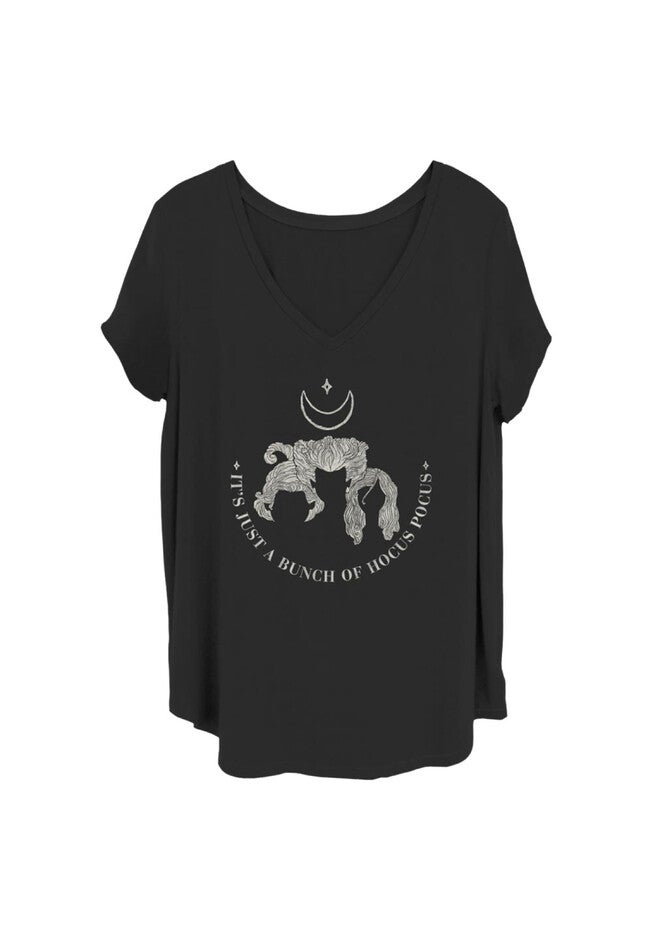 Hocus Pocus V-Neck T-Shirt, BLACK, hi-res image number null