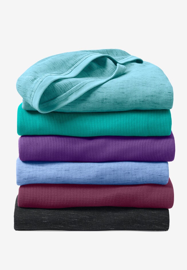 Knit Thermal Hoodie., , alternate image number 1