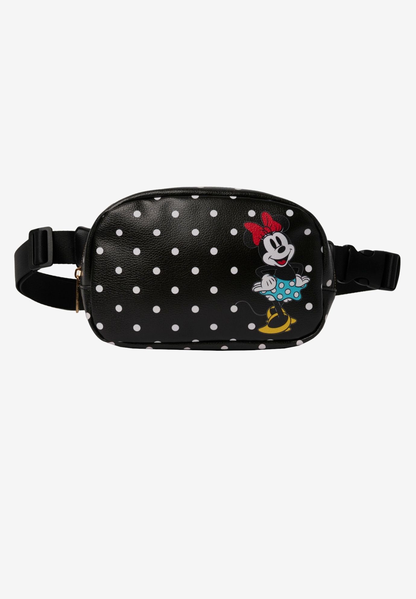 Women's Disney Minnie Mouse Belt Bag Fanny Pack Waist Bag Crossbody, BLACK, alternate image number 5