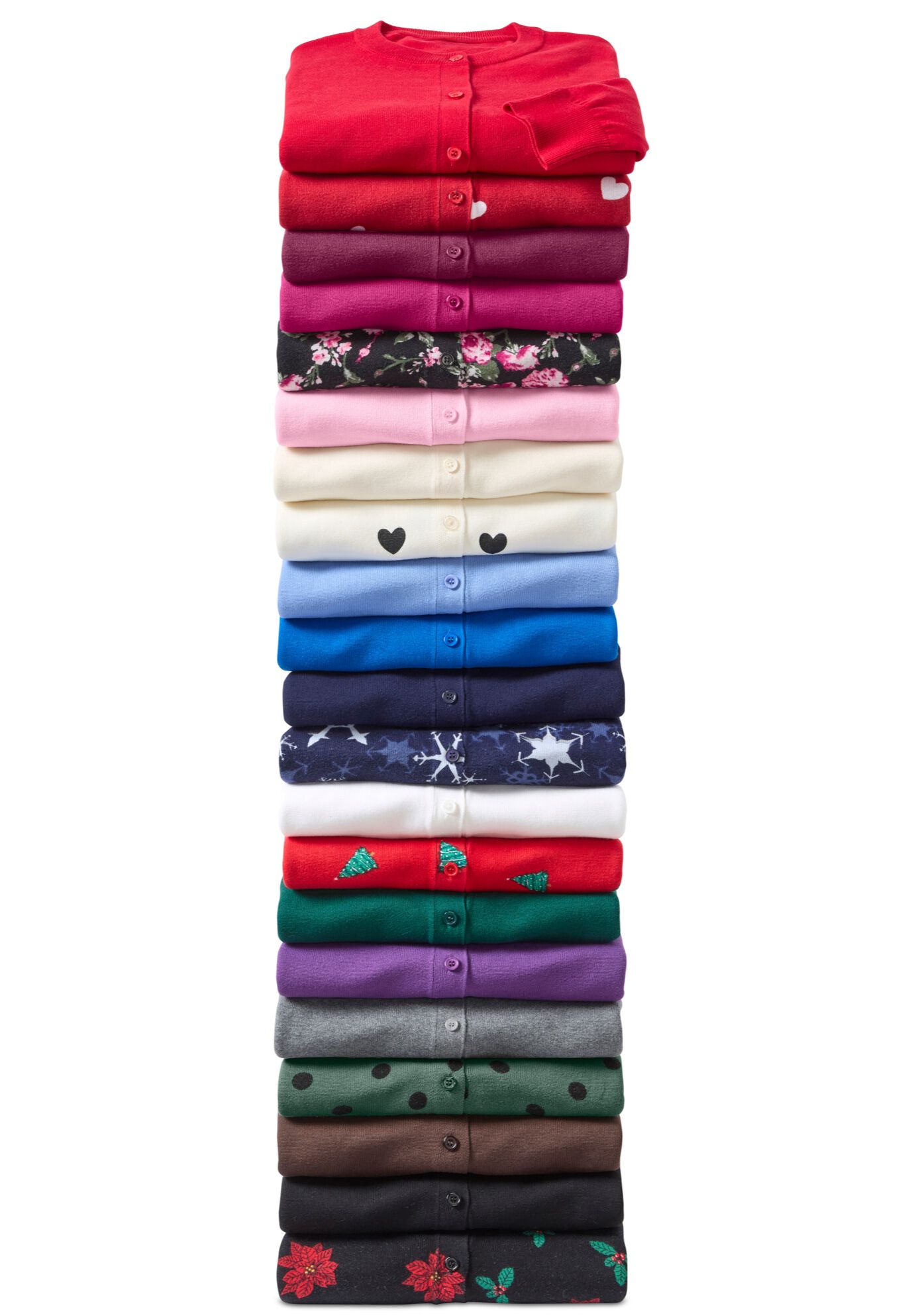 Perfect Longer-Length Cotton Cardigan Sweater, , on-hover image number 1