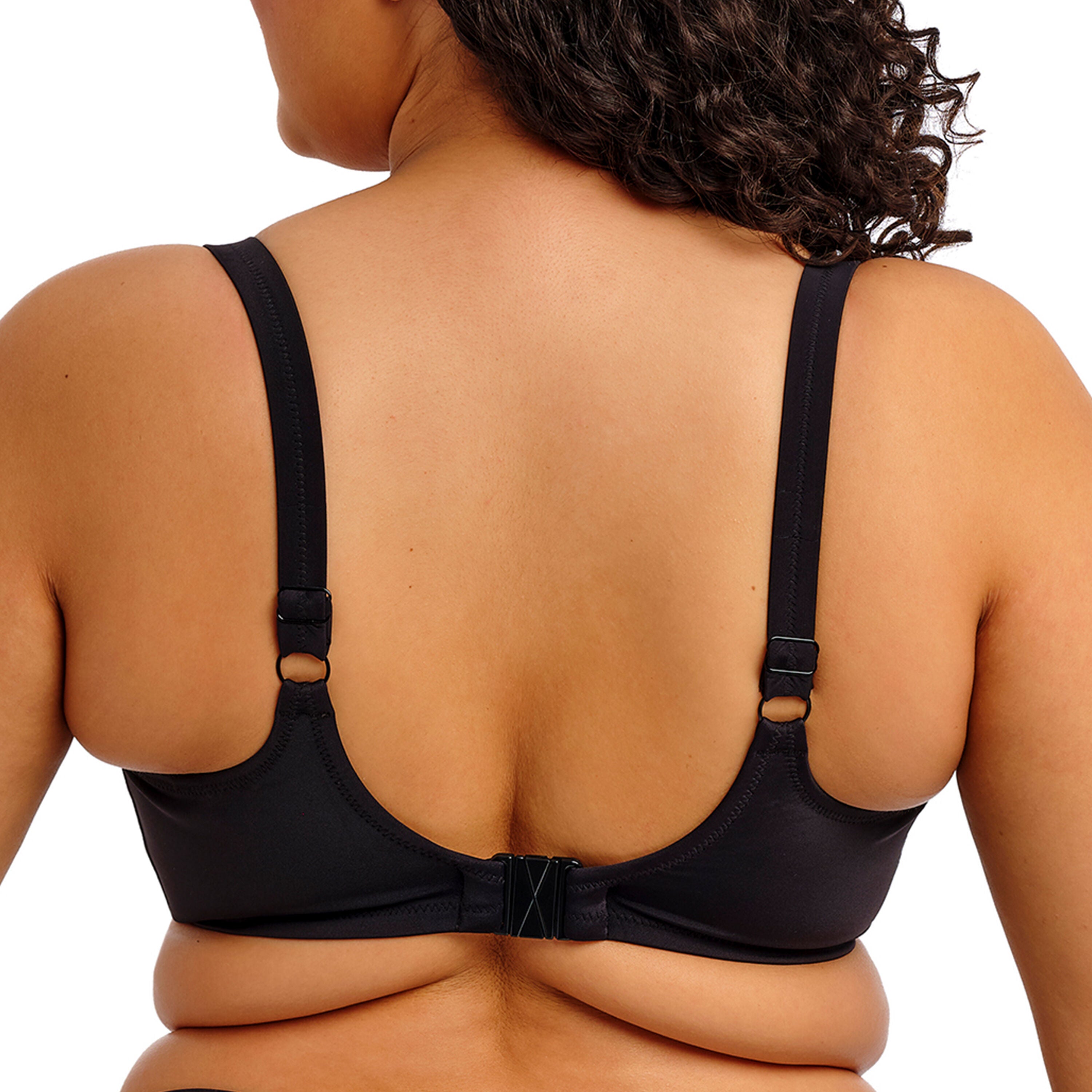 Plain Sailing Underwire Plunge Bikini Top, BLACK, on-hover image number 1