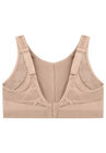 Full Figure Plus Size No-Sweat Mesh Sports Bra Wirefree 1068, , alternate image number null
