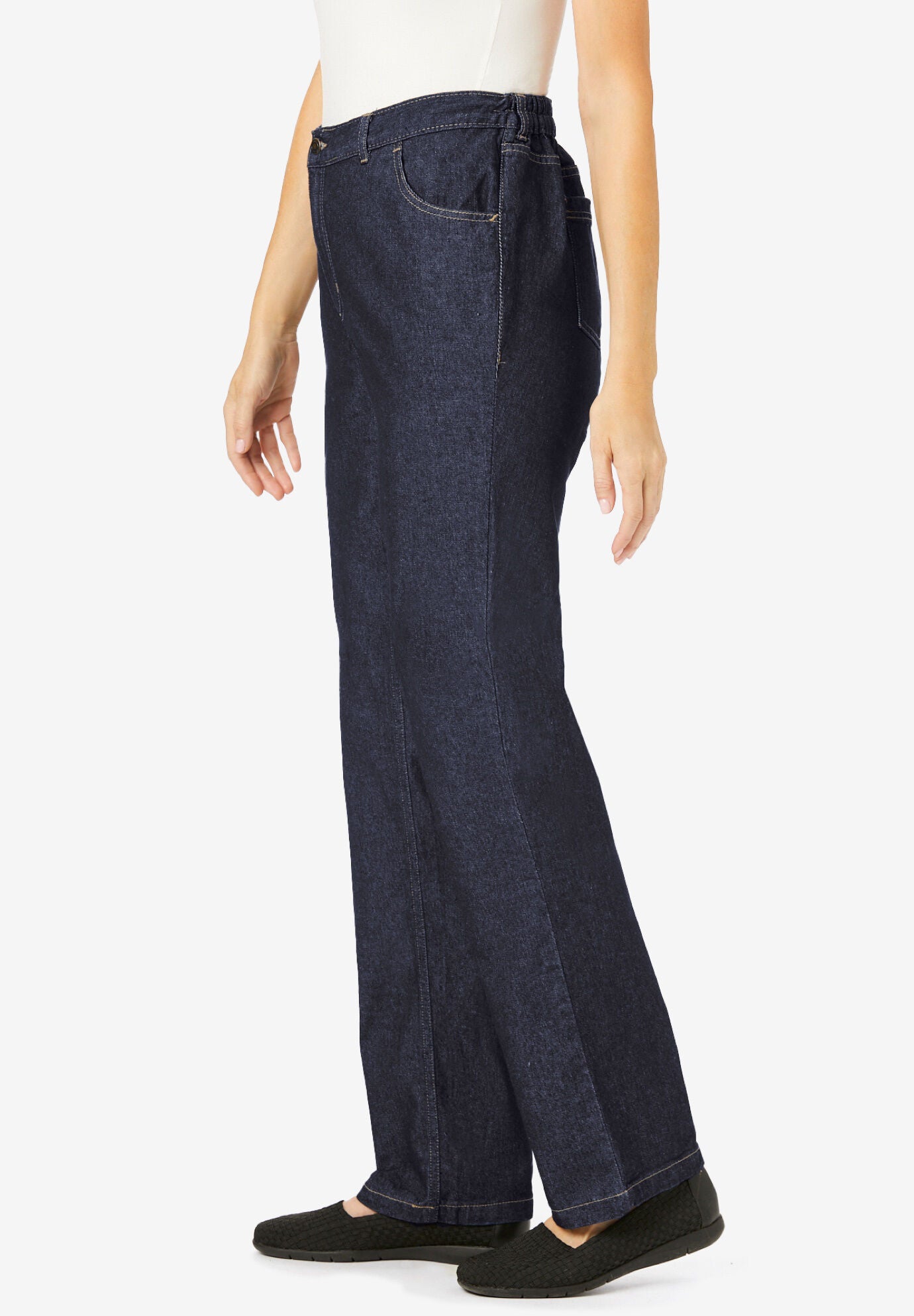 Perfect Side Elastic Denim Jean, , alternate image number 2