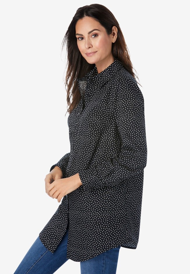 Perfect Long-Sleeve Button Down Shirt, , alternate image number null