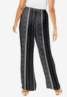 Pull-On Elastic Waist Soft Pants, , on-hover image number null