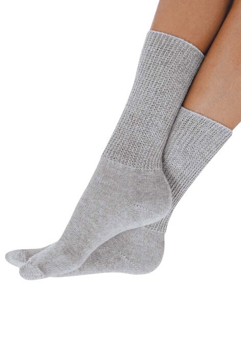 2-Pack Open Weave Extra Wide Socks , , alternate image number null