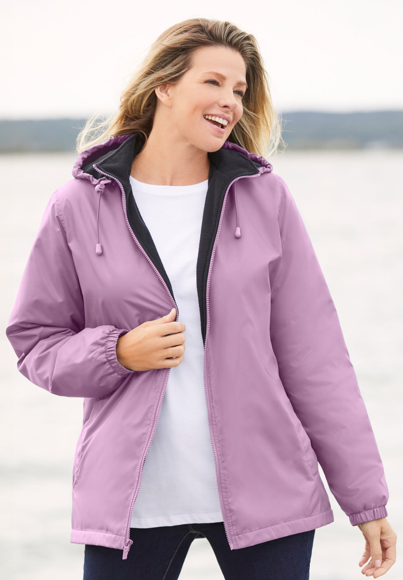Storm Raincoat, PLUM, hi-res image number 0