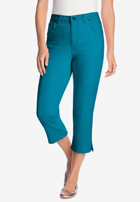 Capri Stretch Jean, TURQ BLUE, hi-res image number null