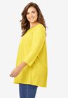 Crochet Trim Tee, , alternate image number null