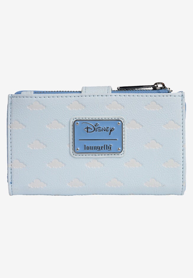Loungefly X Disney Women'S Eeyore Snap Flap Wallet Clouds Wallet, , on-hover image number 1