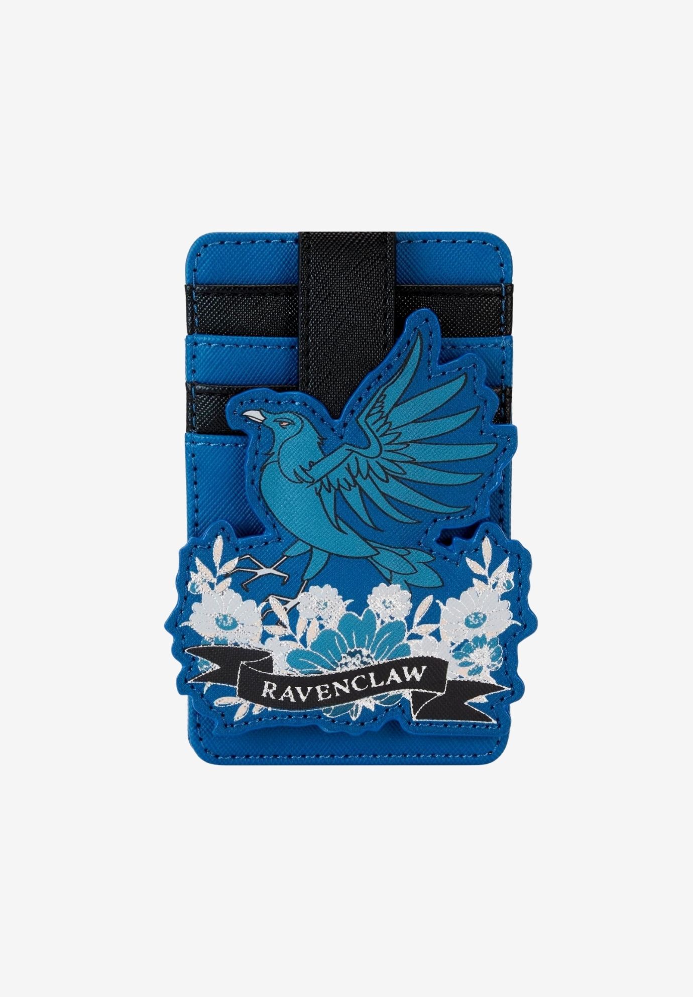 Loungefly x Harry Potter Ravenclaw Card Holder Wallet, BLUE, hi-res image number 0