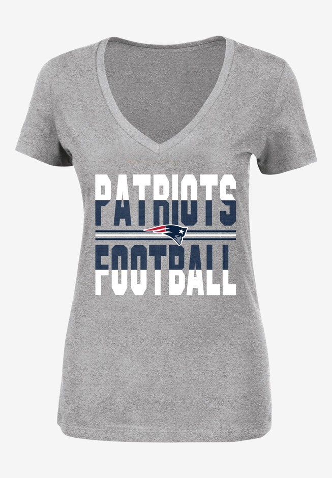 Classic V-Neck Short Sleeve NFL® Tee, PATRIOTS, hi-res image number null