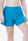 Loose Swim Short with Built-In Brief , BLUE SEA, hi-res image number null