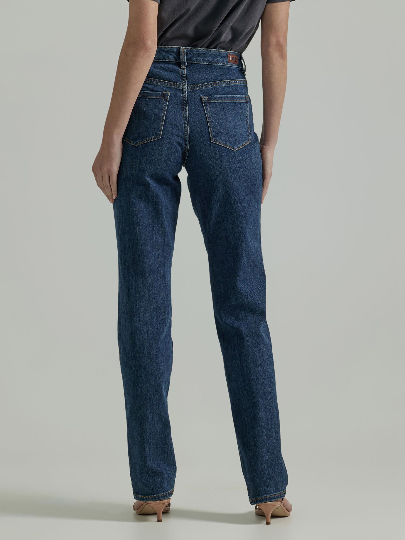Relaxed Fit Instantly Slims Straight Leg Jean, , on-hover image number 1
