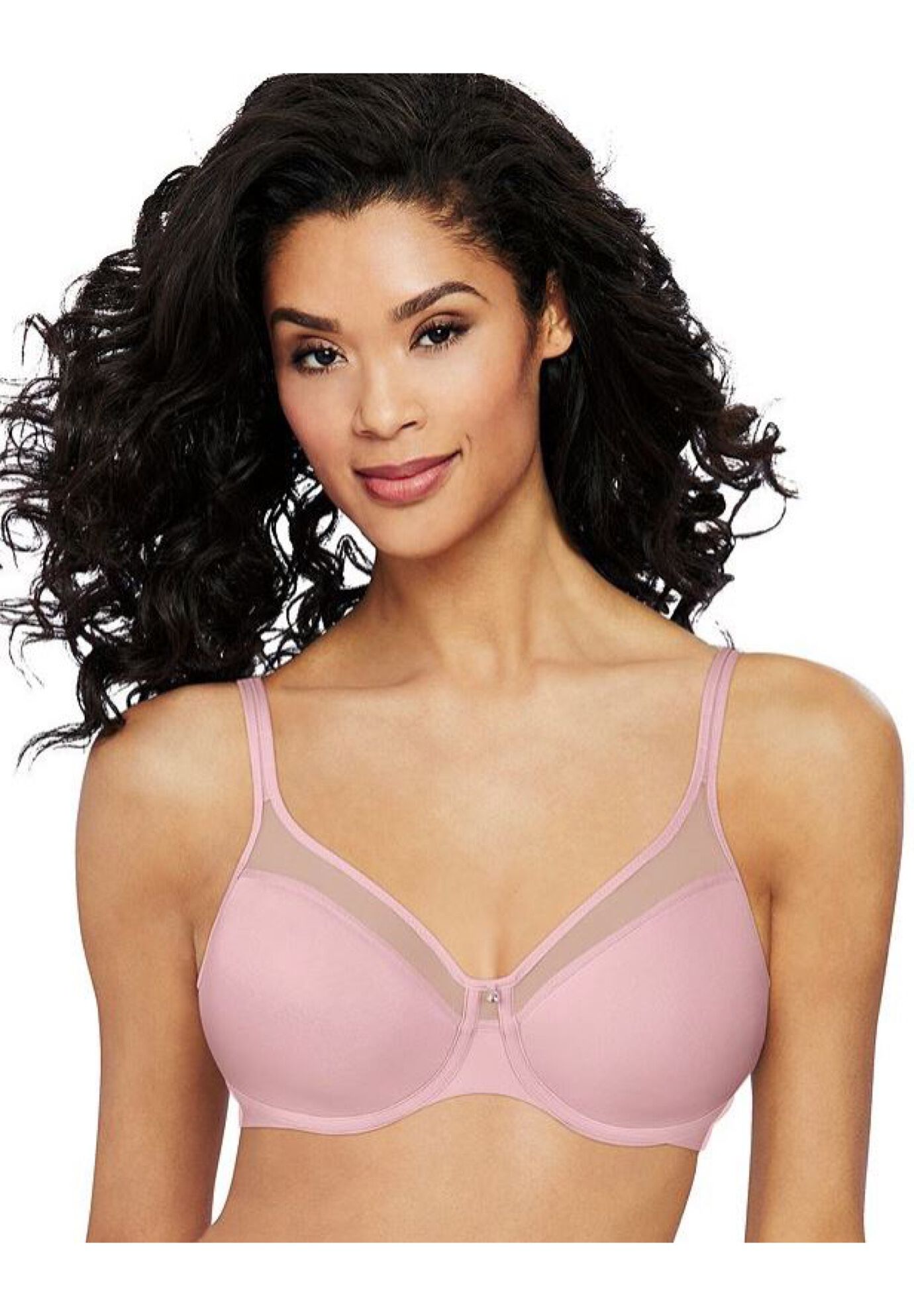 One Smooth U&reg; Ultra LightIllusion Neckline Underwire Bra DF3439, HUSH PINK, hi-res image number 0