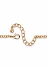 Gold Tone Necklace and Earring Set, Princess Cut Simulated Birthstones, , alternate image number null